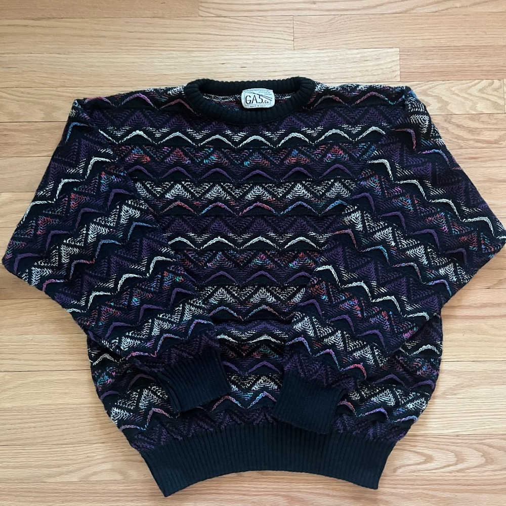 Vintage Made in America Coogi Type Sweater